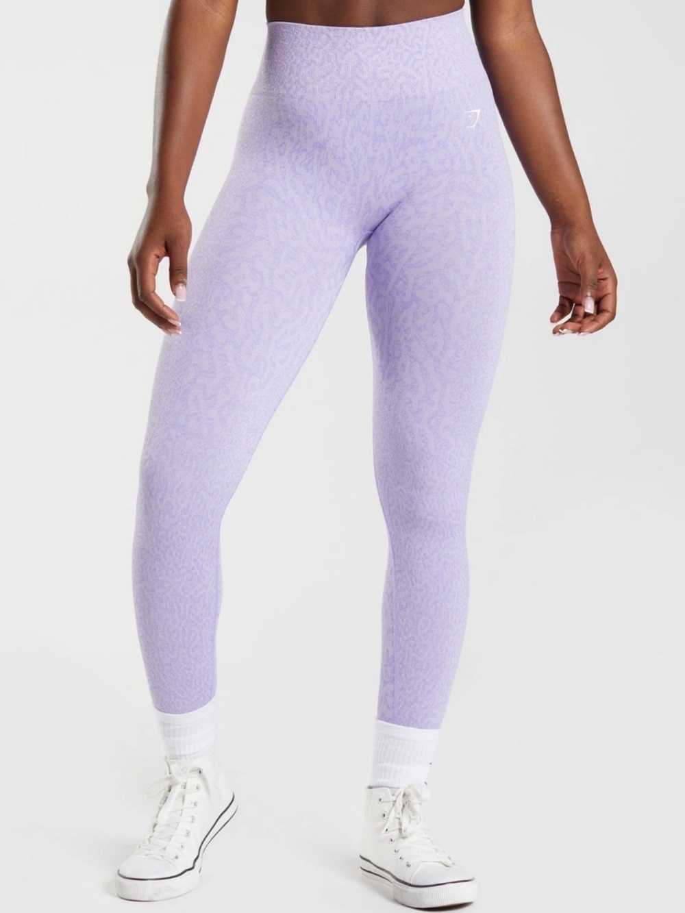 Gymshark Adapt Animal Lilac Seamless High-Waist Leggings